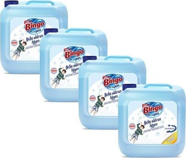 Bingo Oksijen Çamaşır Suyu Ferahlatan Hijyen 3,5 Lt X 4 Adet - Image 1
