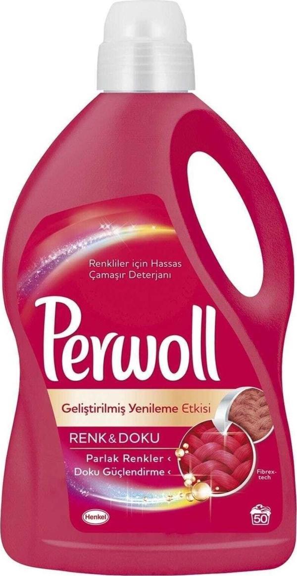 Perwoll Yenilenen 3D Renkli Etki 50 Yıkama 3 Lt - Image 1