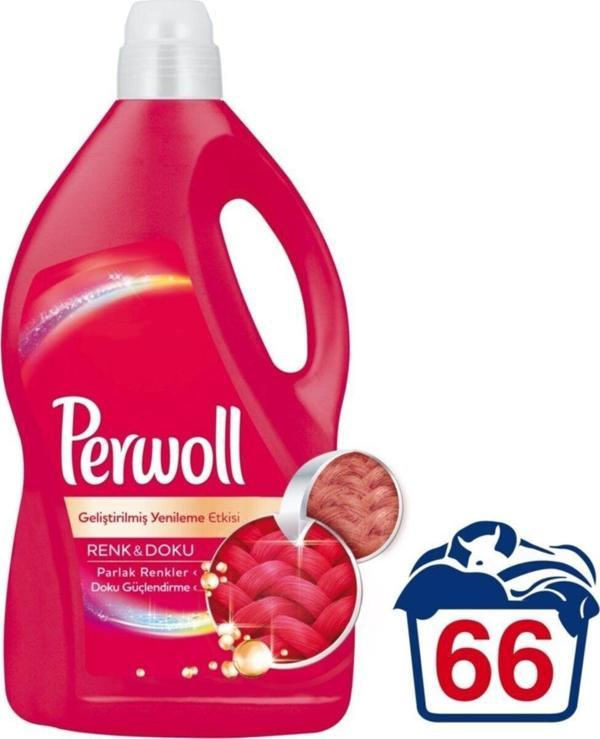 Perwoll Yenilenen Renkler Hassas Çamaşır Deterjanı 4 Lt 66 Yıkama - Image 1
