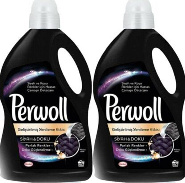 Perwoll Yenilenme & Onarım Siyah Doku 50 Yıkama 3 Lt 2 Adet - Image 1