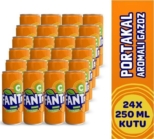 Fanta Kutu Fanta 250 Ml 24 Adet - Image 1
