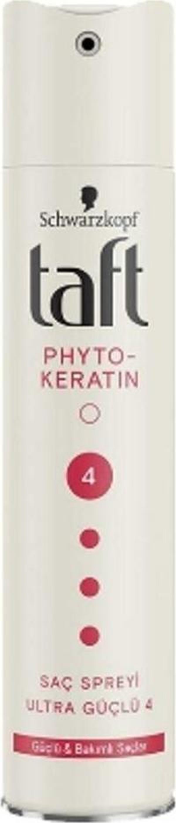 Taft 4'Lü Taft Saç Spreyi 250 Ml. Keratin - Image 1