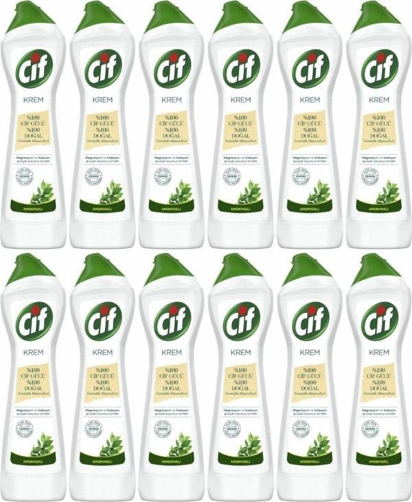 Cif Krem Temizleyici Amonyaklı 500 Ml 12 Adet - Image 1