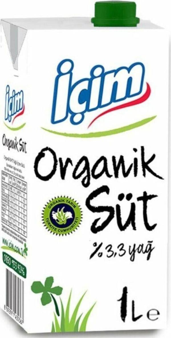 İçim Organik Süt 1 Litre 4 Adet - Image 1