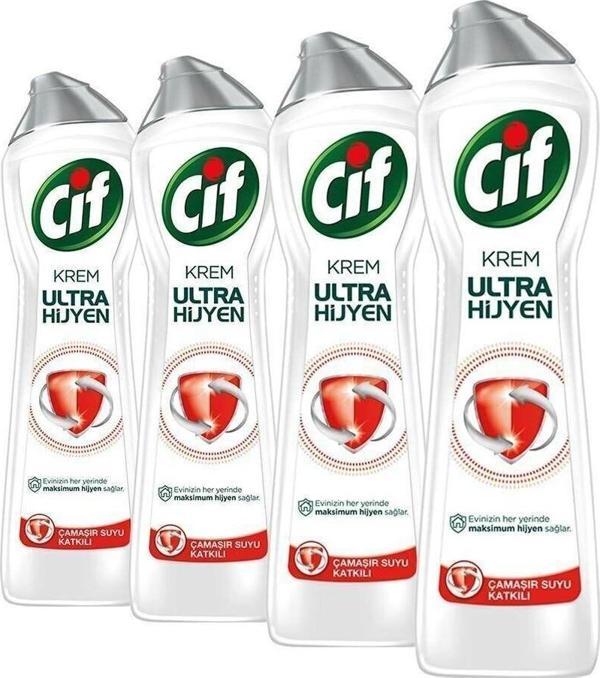 Cif Krem Ultra Hijyen 450 Ml X 4 Adet Set - Image 1