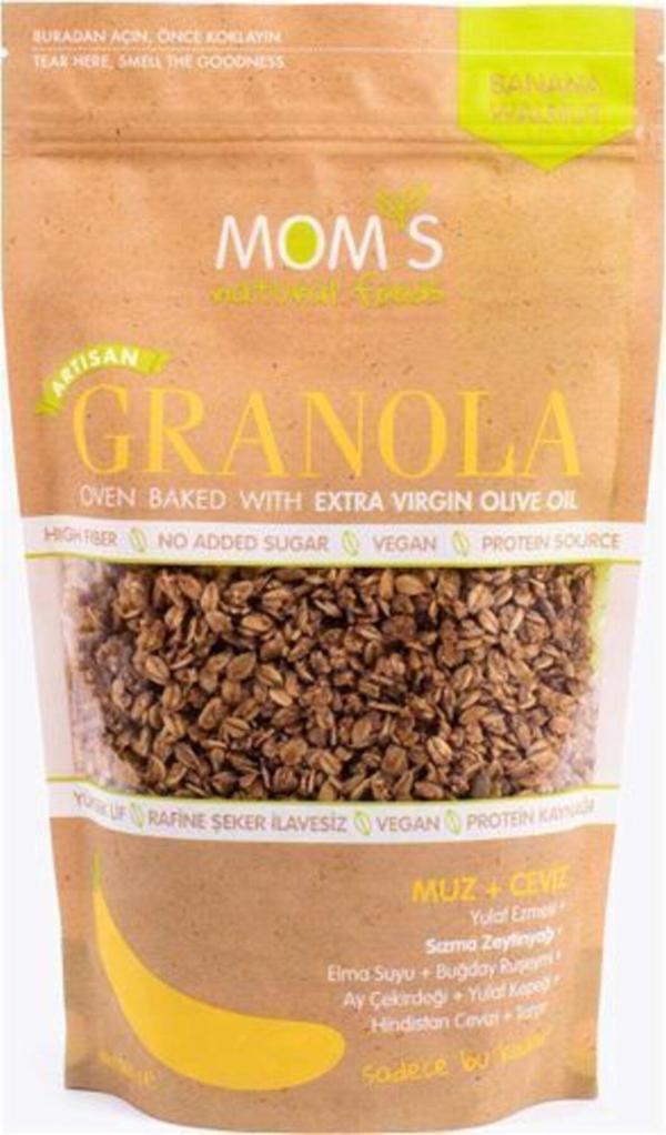 Mom's Natural Foods Granola Muz Ceviz 360 Gr - Image 1