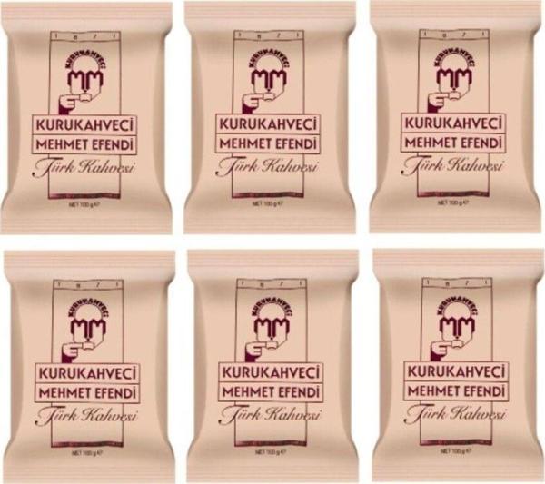 Kurukahveci Mehmet Efendi Türk Kahvesi 100 Gr X 6 - Image 1