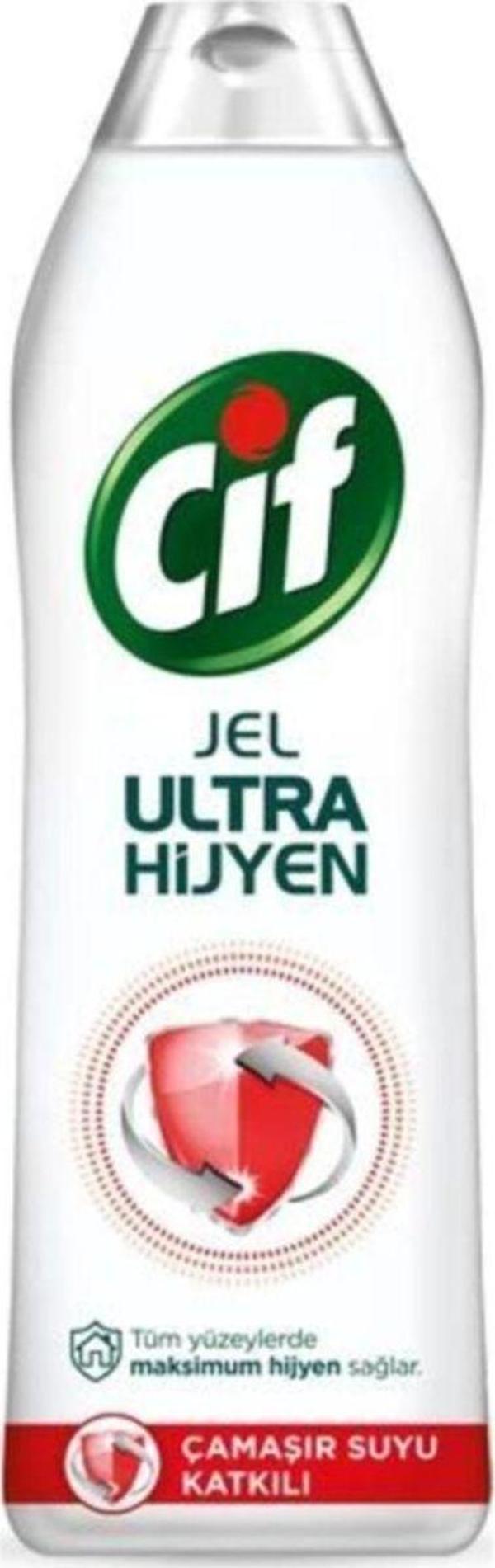 Cif Tüm Yüzeyler Ultra Hijyen Jel 750 Ml* 3 Adet... - Image 1