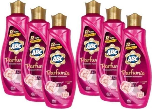 ABC Parfumia Sıvı Konsantre Çamaşır Yumuşatıcısı 1440 Ml X 6 Adet Romantik Gül - Image 1