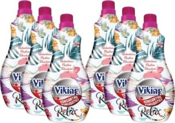 Viking Yumuşatıcı Konsantre Relax 1.440Ml 60 Yıkama X6 Adet - Image 1