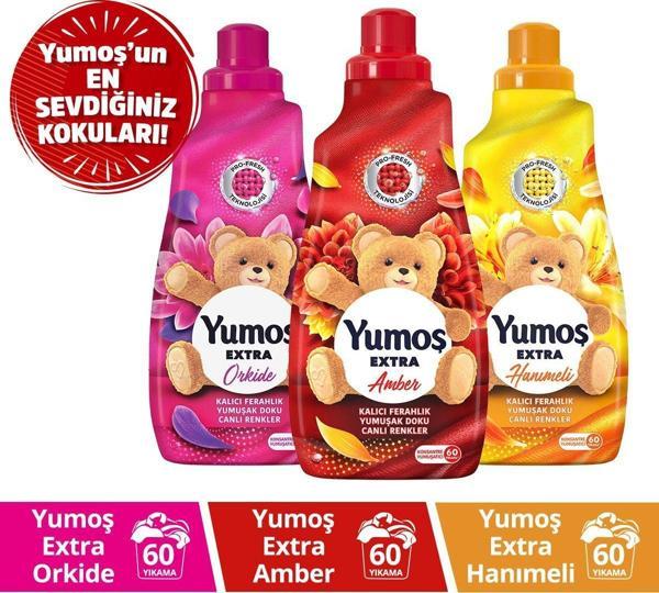 Yumoş Amber 1Adet Orkide 1Adet Hanımeli 1Adet 1440 Ml ’Un En Sevdiğiniz Kokuları - Image 1