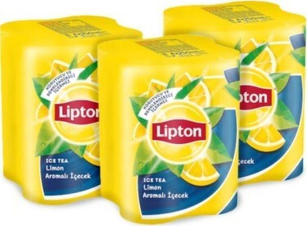 Lipton Ice Tea Limon Aromalı 4 X 250 Ml 3 Paket - Image 1
