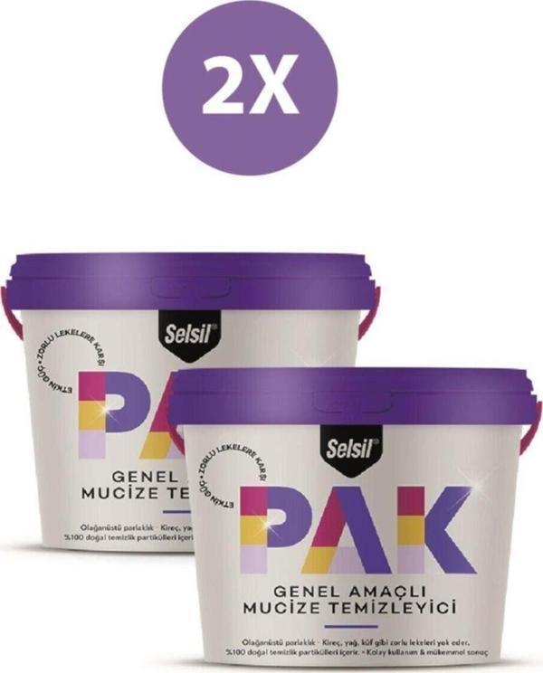 Selsil Pak Genel Amaçlı Mucize Temizleyici 2'Li 500 Gr - Image 1