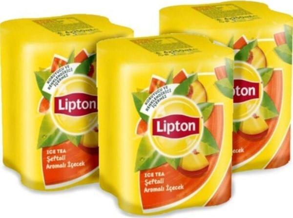 Lipton Ice Tea Şeftali Aromalı 4 X 250 Ml ( 3 Adet) - Image 1