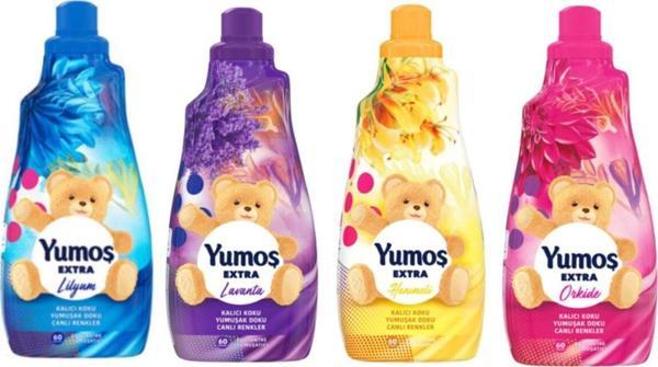 Yumoş Extra Konsantre Çamaşır Yumuşatıcısı Karma 4 X 1440 Ml - Image 1