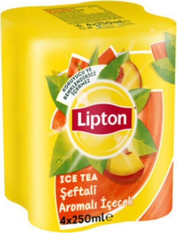 Lipton Ice Tea Şeftali Kutu 4X250 Ml - Image 1