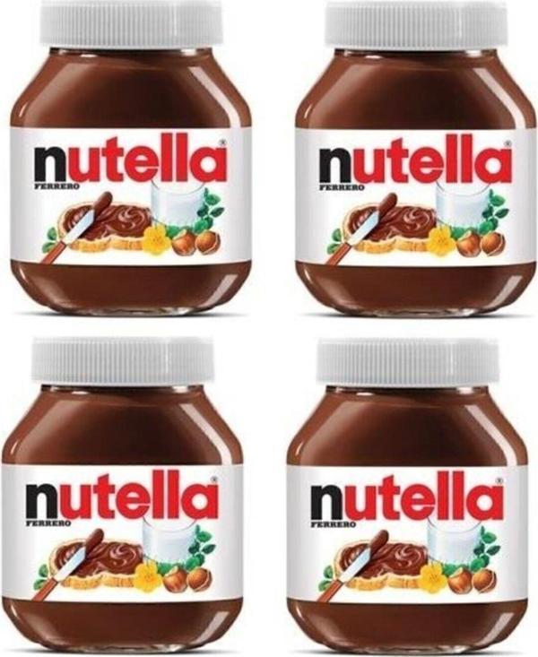 Nutella Kakaolu Fındık Kreması Çokokrem Cam Kavanoz 4 Ad X 750 Gr - Image 1