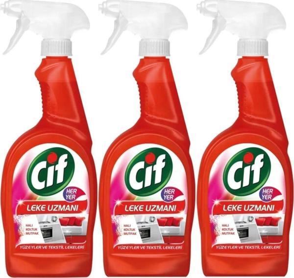 Cif Kırmızı  Heryer 750Ml 3 Adet Sprey - Image 1