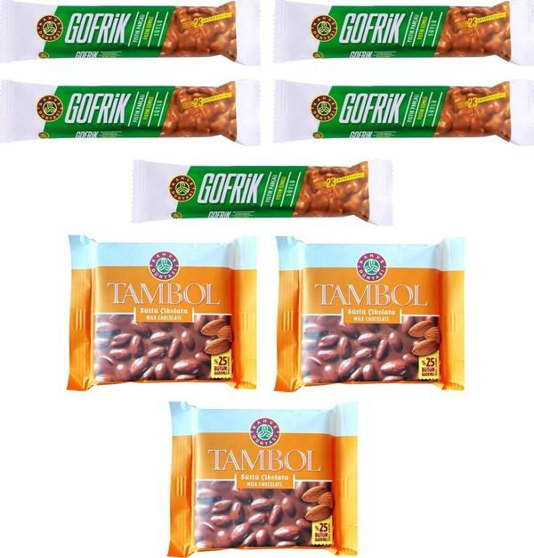 Kahve Dünyası Gofrik 33 gr 5 Adet + Tambol Bademli 77 gr 3 Adet - Image 1