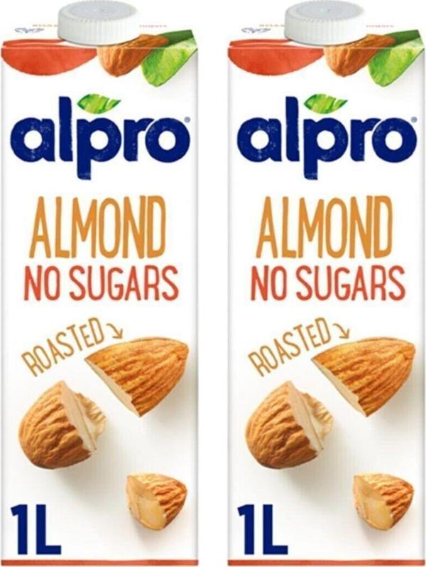 Alpro Şekersiz Badem Sütü 2 X1 Lt - Image 1