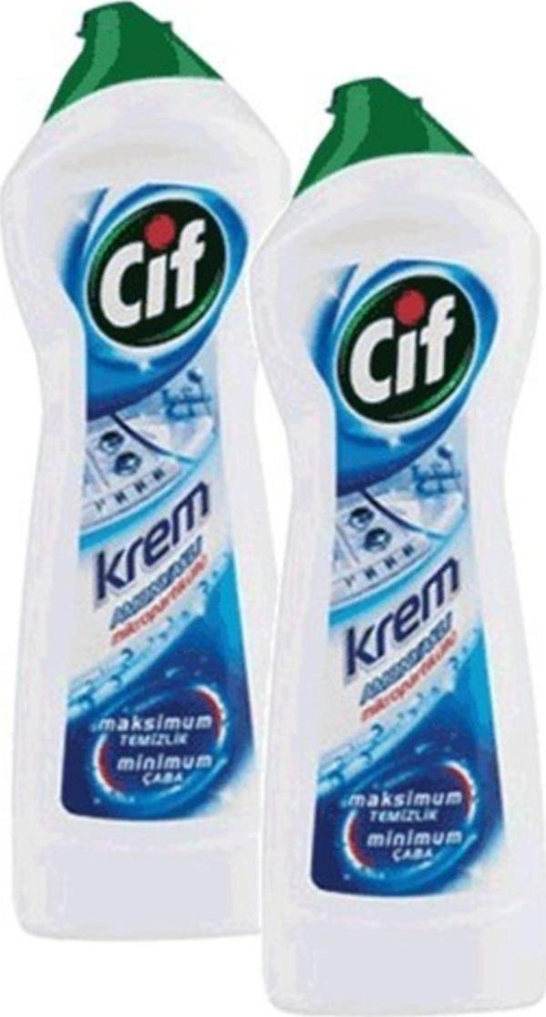 Cif Krem Amonyaklı Yüzey Temizleyici 750 Ml X 2 Adet - Image 1