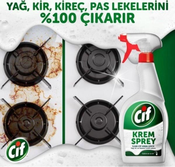 Cif Krem Sprey %100 Krem Gücü 750 Ml X 2 Adet - Image 1