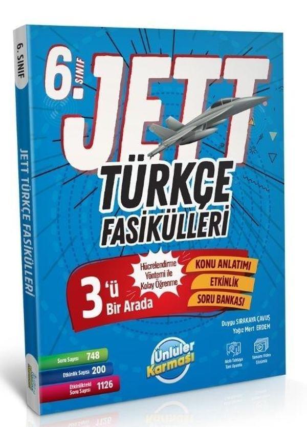 Ünlüler Karması 6. Sınıf Jett Türkçe Fasikülleri - Ünlüler Karması Yayınları - Image 1