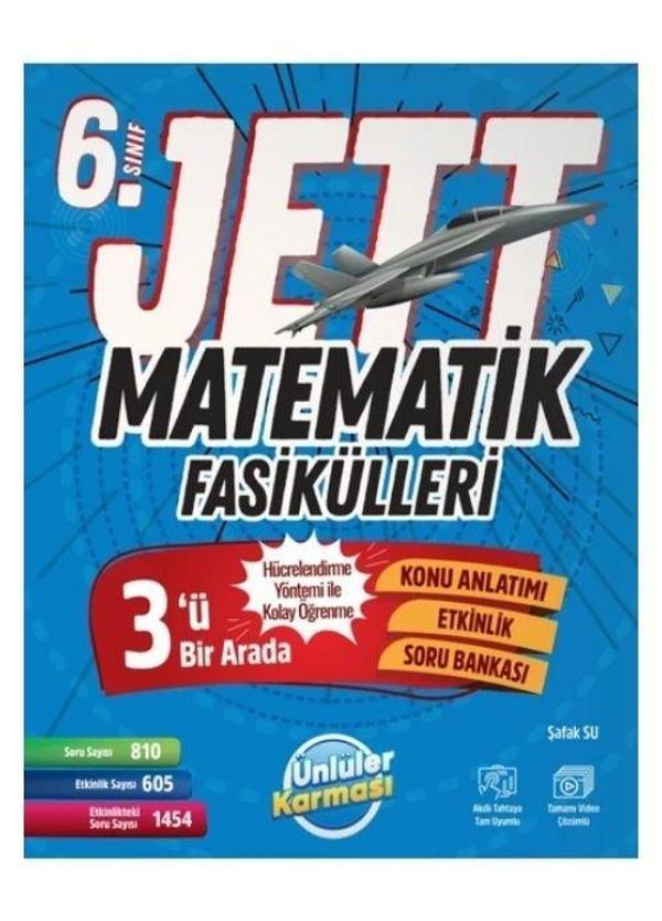Ünlüler Karması 6. Sınıf Jett Matematik Fasikülleri - Ünlüler Karması Yayınları - Image 1