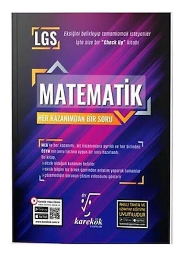 Karekök Yayıncılık 8. Sınıf Her Kazanımdan Bir Soru Matematik - Karekök Eğitim Yayınları - Image 1