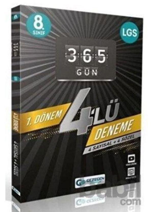 Gezegen Yayınları 8. Sınıf LGS 1. Dönem 365 Gün 4 Çözümlü Deneme - Image 1