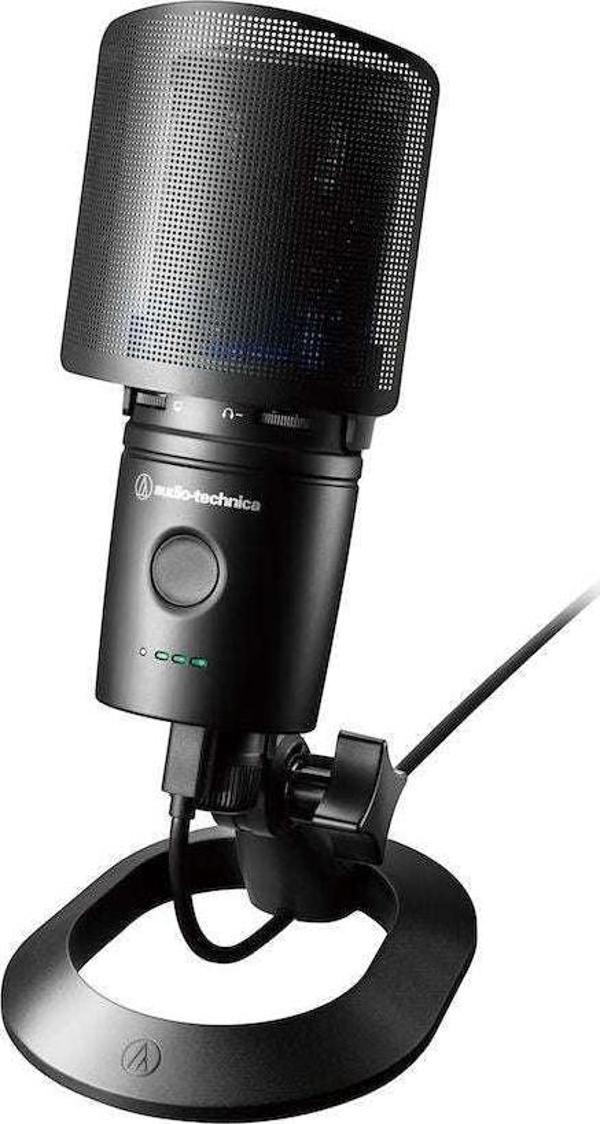 AUDIO TECHNICA AT2020USB-XP USB Kondansatör Mikrofon, DSP ile, Siyah - Image 1