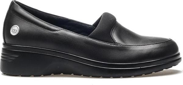 Mammamia Kadın Hakiki Deri Comfort Dolgu Taban Günlük Ayakkabı (36-40) 24k D24ka-310 Z Siyah - Image 1