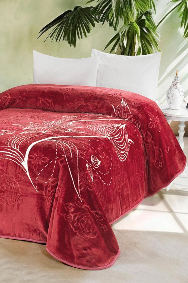 4 Kg Battaniye Supersoft Embos Kalın Yumuşak Peluş Çift Kişilik Yumoş Kabartma 220x240 cm Elite - Image 1