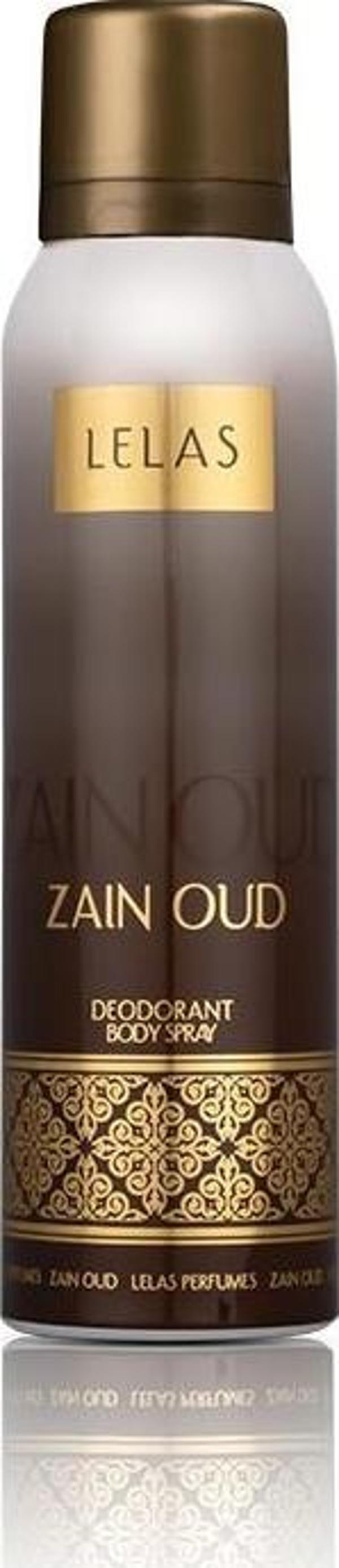 Lelas 1143 Zain Oud 150 ML Unisex Deodorant-Oryantal  - Image 1