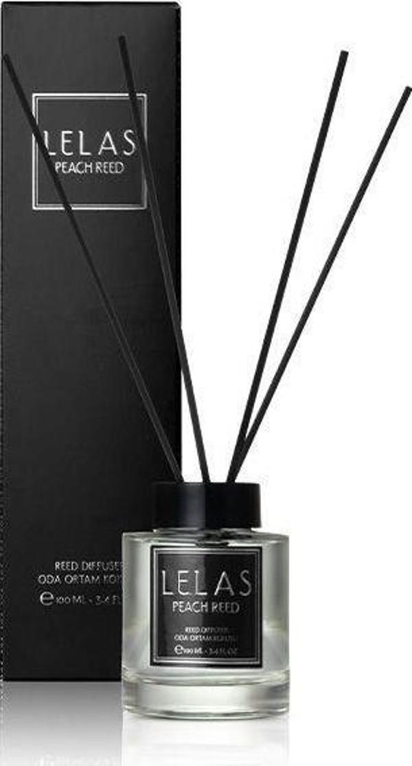 Lelas 1823 Peach Reed 100 ML Çubuklu Ortam Kokusu-Şeftali - Image 1