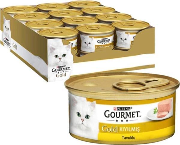 Gourmet Gourmet Gold Kıyılmış Tavuklu Kedi Konservesi 24 Adet - Image 1