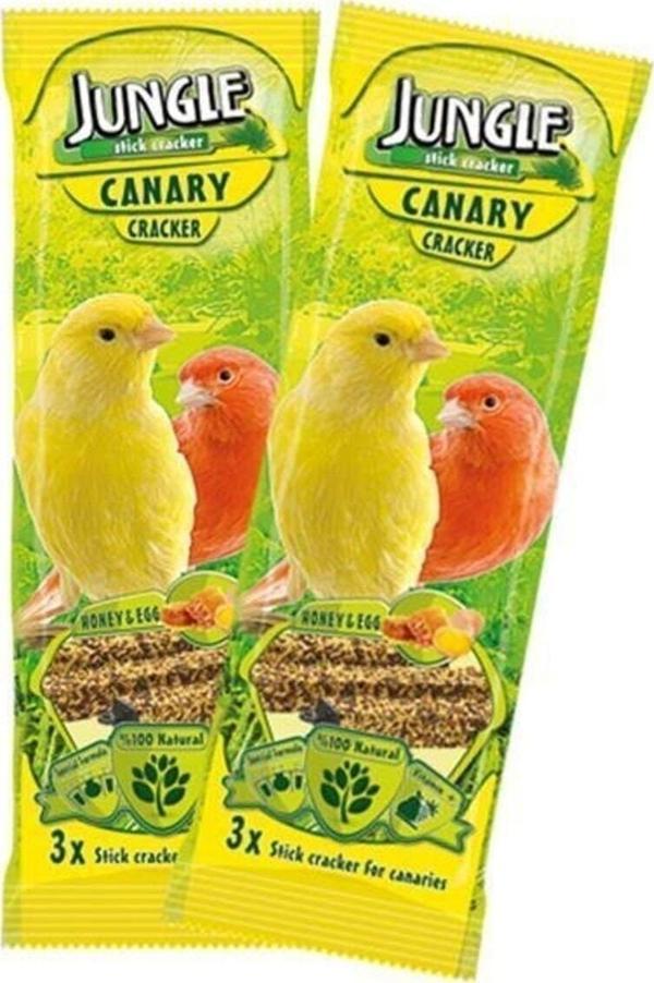 Jungle Ballı Kanarya Krakeri Paket İçi 3Lü, 2Paket (6Adet) - Image 1