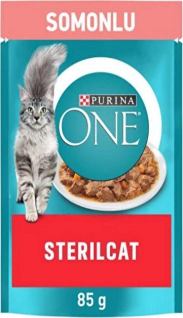 Purina One Kısır Somon & Havuçlu Kedi Yaş Mama 85 Gr 26 Adet - Image 1