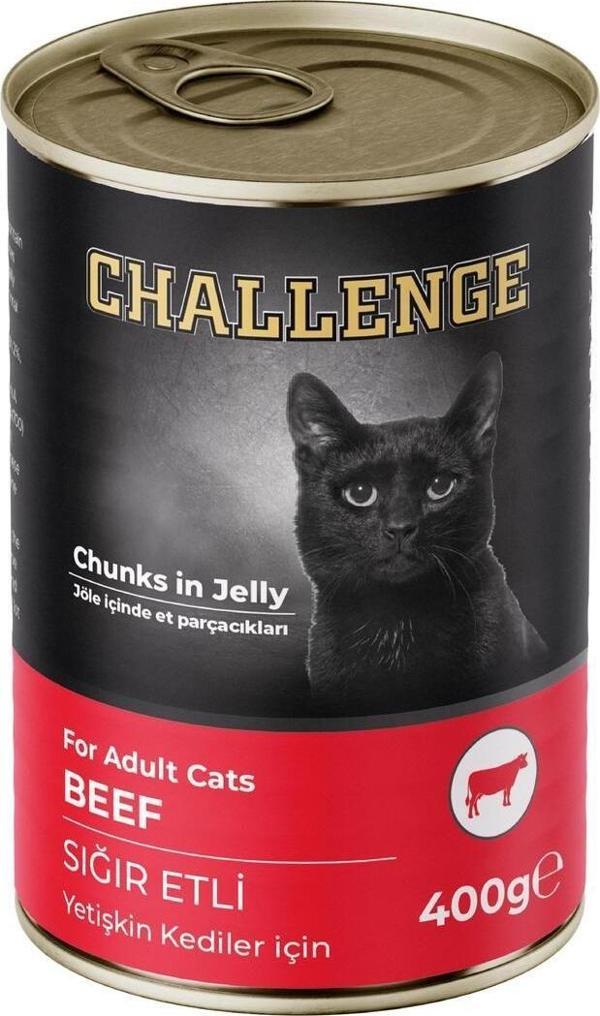 Challenge Sığır Etli Yetişkin Kedi Konservesi 400 Gr - Image 1