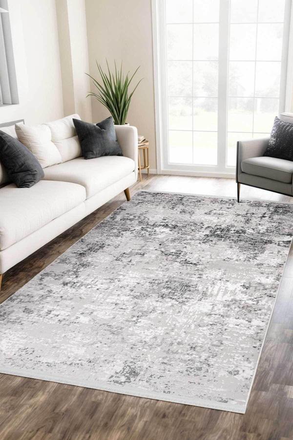 Aden Odessa 0101 Kadife Dokuma Halı Kaymaz Lateks Taban Makinede Yıkanabilir 160x230 cm - Image 1