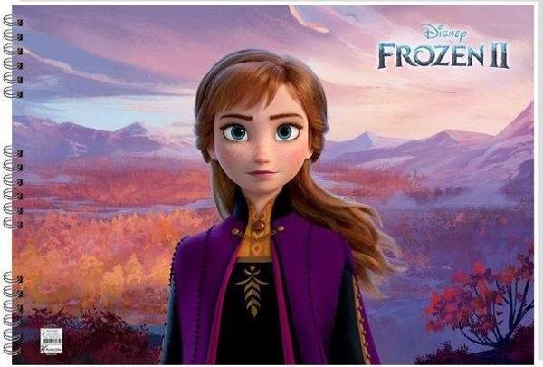 Frozen II 35*50 15 Yaprak  Spiralli Resim Defteri - Image 1