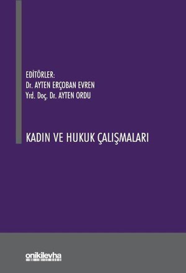 Kadın ve Hukuk Çalışmaları - On İki Levha Yayıncılık - Image 1