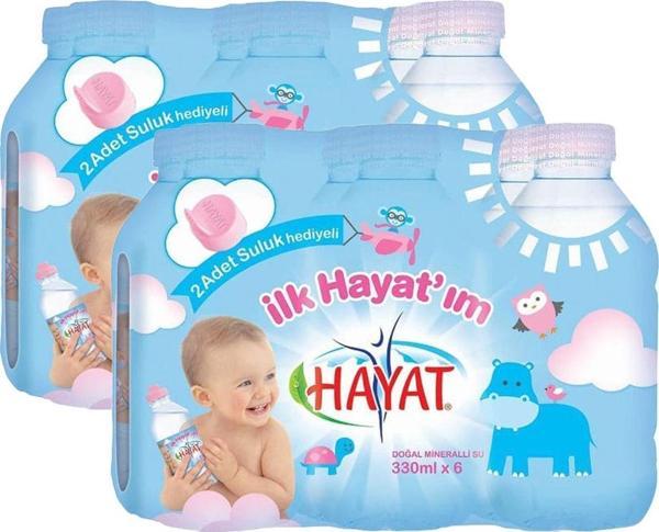 Hayat Doğal Mineralli Bebek Suyu 12*330 Ml - Image 1