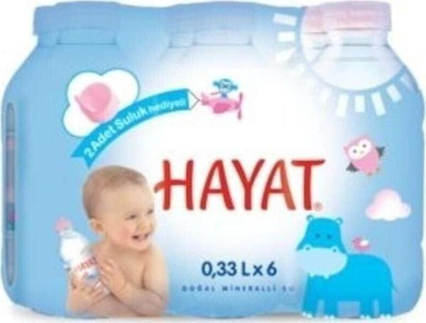 Hayat Doğal Mineralli Bebek Suyu 6Lı - Image 1