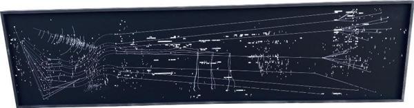 Asemic Sound Mappings Sergisi Asemik Resmi 62x244 cm 011 - Image 1