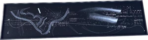 Asemic Sound Mappings Sergisi Asemik Resmi 62x244 cm 012 - Image 1