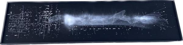 Asemic Sound Mappings Sergisi Asemik Resmi 62x244 cm 013 - Image 1