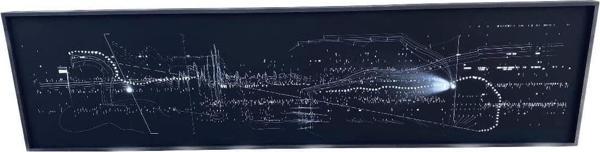 Asemic Sound Mappings Sergisi Asemik Resmi 62x244 cm 014 - Image 1