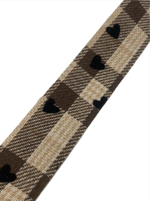 Ekose Desenli Kurdele 24mm x 10 Metre (Model 1) - Image 1