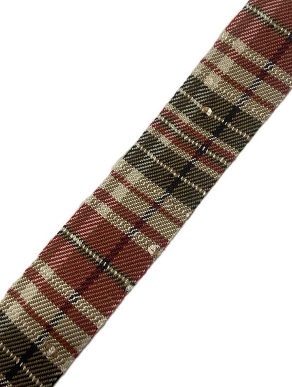 Ekose Desenli Kurdele 24mm x 10 Metre (Model 3) - Image 1